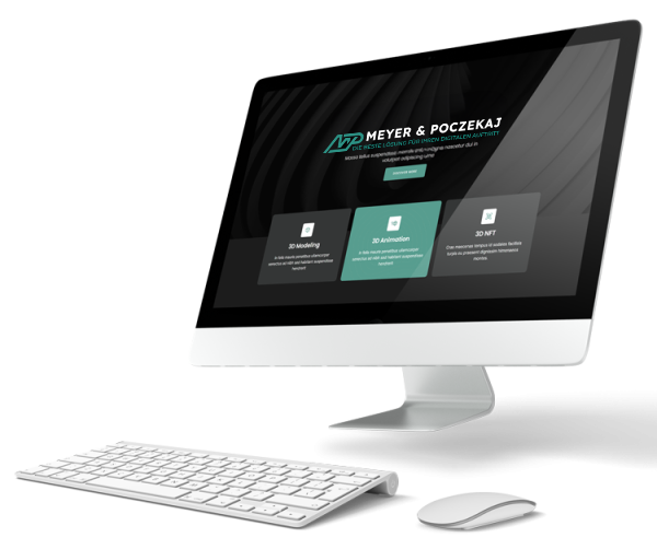 Computer Setup mit Website Interface